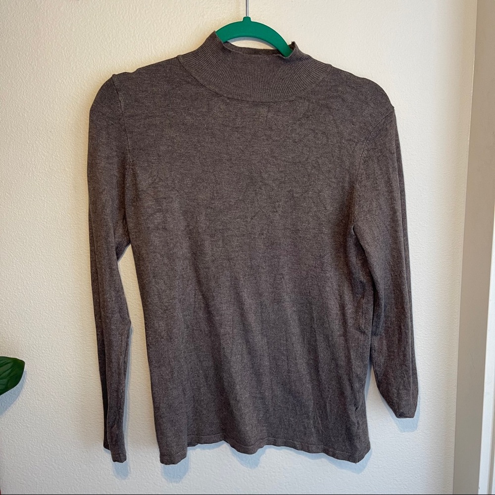 Soft Rayon Mock Neck - Picture 3 of 7